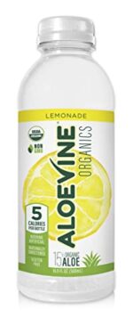 Aloevine Organics Aloe Vera Drink 16.9 oz (Lemonade)