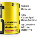 C4 Original Pre Workout Powder Fruit Punch - Vitamin C for Immune Support - Sugar Free Preworkout Energy for Men & Women - 150mg Caffeine + Beta Alanine + Creatine - 60 Servings - Image 4
