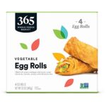 365 by Whole Foods Market, Vegetable Egg Rolls, 4 Count, (Frozen)
