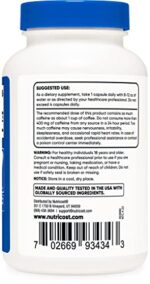 Nutricost Caffeine Pills 100mg Per Serving, 250 Capsules - Image 4