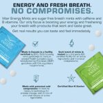 Viter Energy Caffeinated Mints - 5 Flavor Sampler Pack. 40mg Caffeine, B Vitamins, Sugar Free Vegan Breath Mint. Powerful Energizing Boost. 2 Energy Mints Replace 1 Coffee, Gum, Chews, Gummies, Candy - Image 6