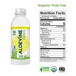 Aloevine Organics Aloe Vera Drink 16.9 oz (Lemonade) - Image 3