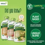 Sprout Organic Baby Food, Stage 4 Toddler Pouches, Apple Apricot Strawberry, Strawberry Banana Squash, Kiwi Banana Spinach Variety, 4 Oz (Pack of 18) - Image 6